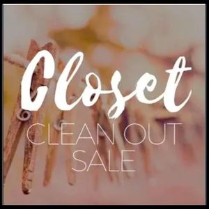 CLOSET CLEAN OUT!!!